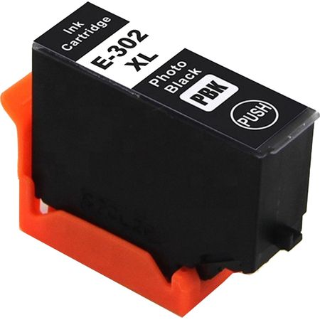 Epson 302XL Photo Black Remanufactured High-Yield Ink Cartridge (T302XL120)
