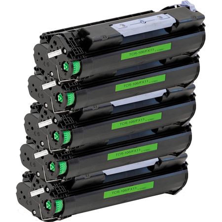 5 Pack Canon FX-11 Black Compatible Toner Cartridge (1153B001AA)